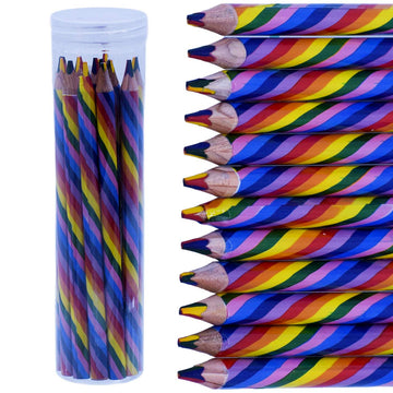 Rainbow Swirl Colored Pencils Pack of 12