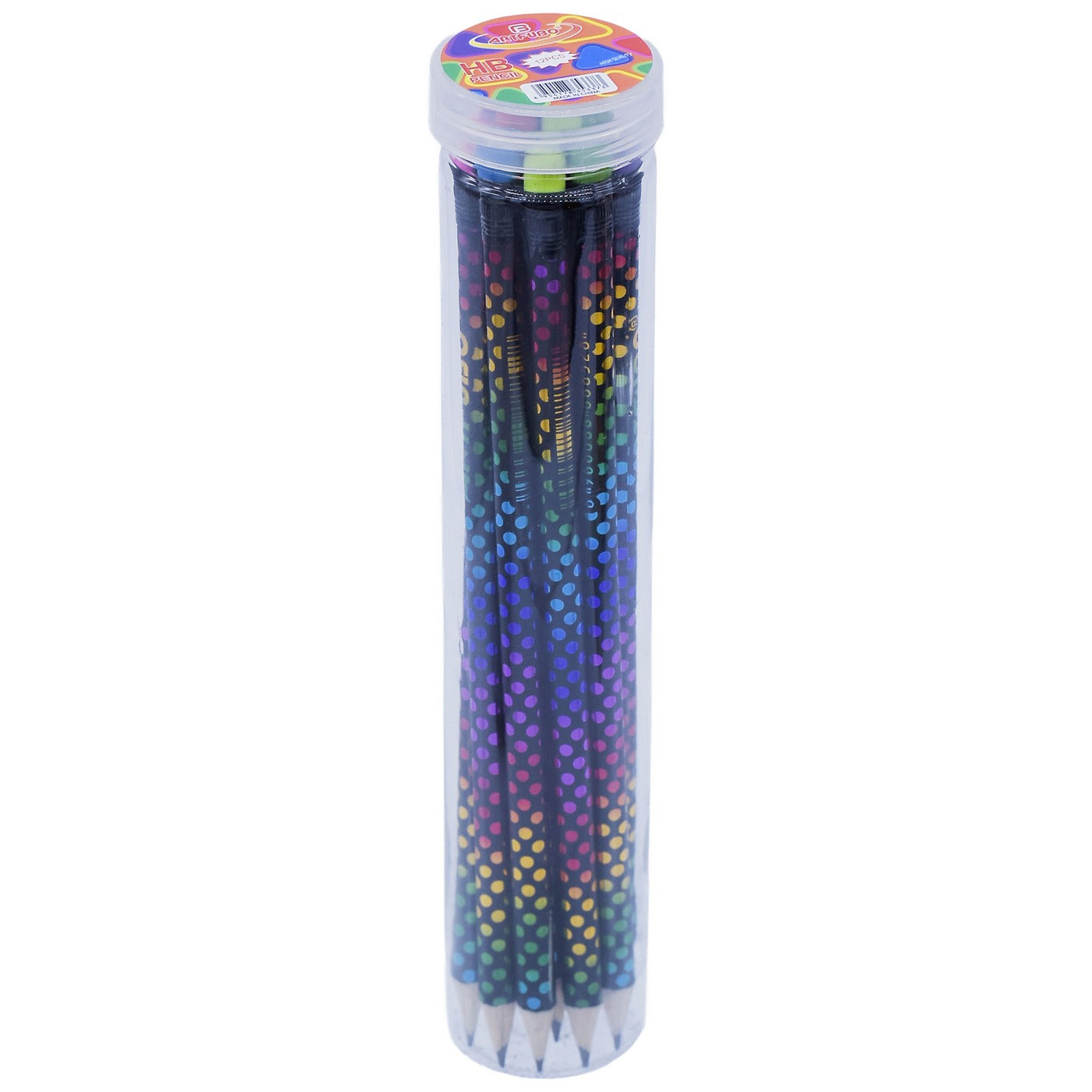 HB Pencils with Eraser Tips Polka Dot