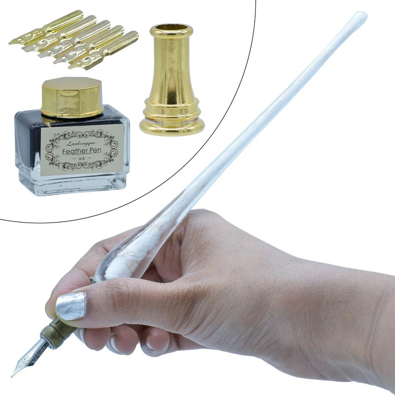 Crystal Fountain Pen Gift Box 8 Pics