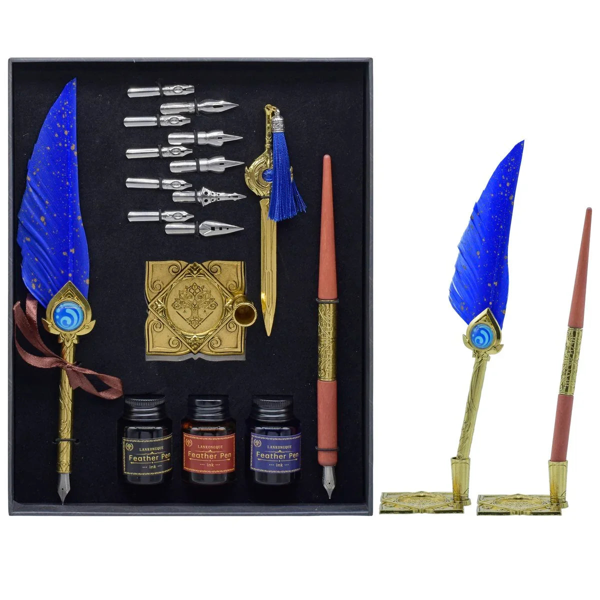 Feather Fountain Pen Gift Box for corporate gifts