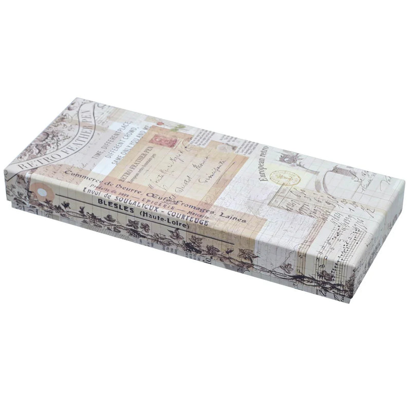 Premium Peacock Feather Fountain Pen Gift Box l Set Of 4Pics l