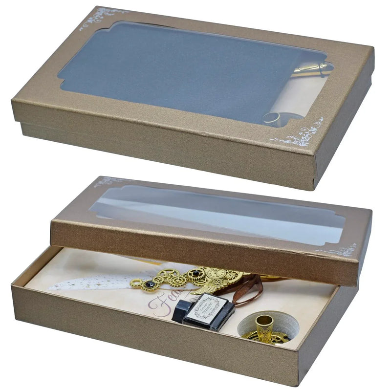 Premium Feather Fountain Pen Gift Box l  Set Of 5 pics