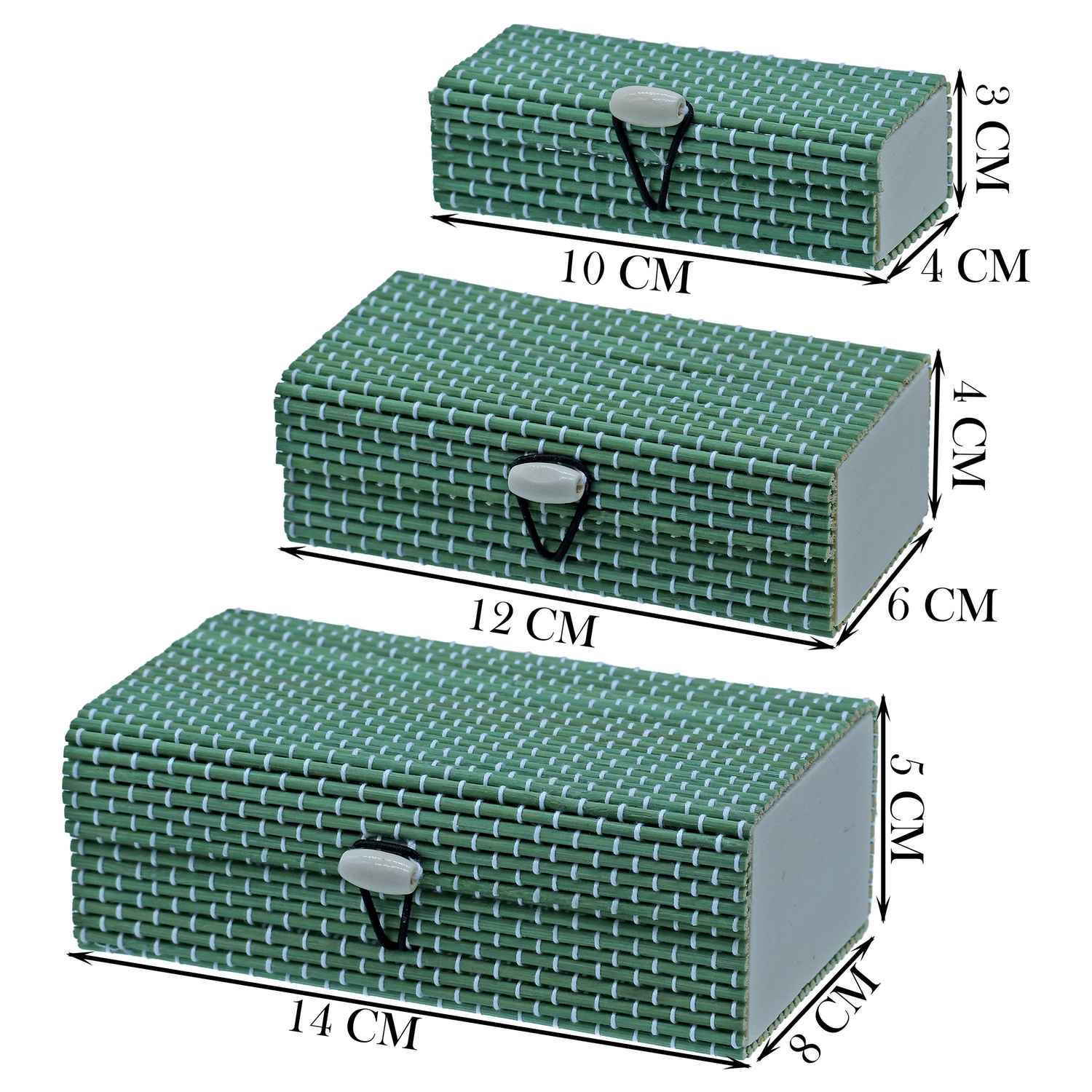Bamboo Jewellery Box 2Pcs Set JC-826 - View 2