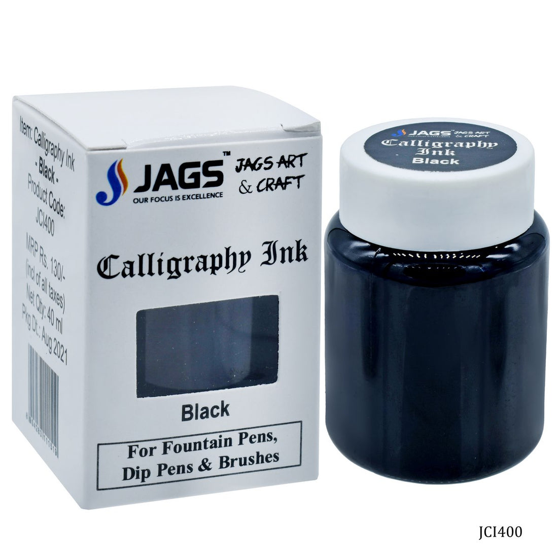 The Beginner's Calligraphy Starter Kit | English Script Click Set + Dip Pen + 5 Nibs + 2 Inks | Complete Starter Bundle