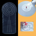 Circular Mandala Drawing Rule Stencil 6 Inch