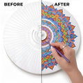 Circular Mandala Drawing Rule Stencil 6 Inch angle 2