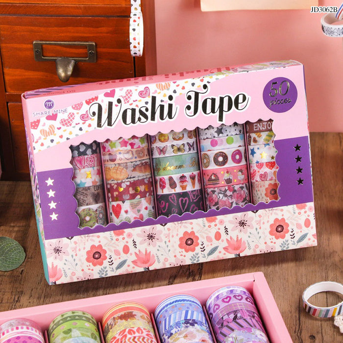 Craft Tape I Washi Roll 2 Mm I Pack of 50