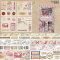 Washi Tape & Sticker Set - 14 Pcs (Design 2)