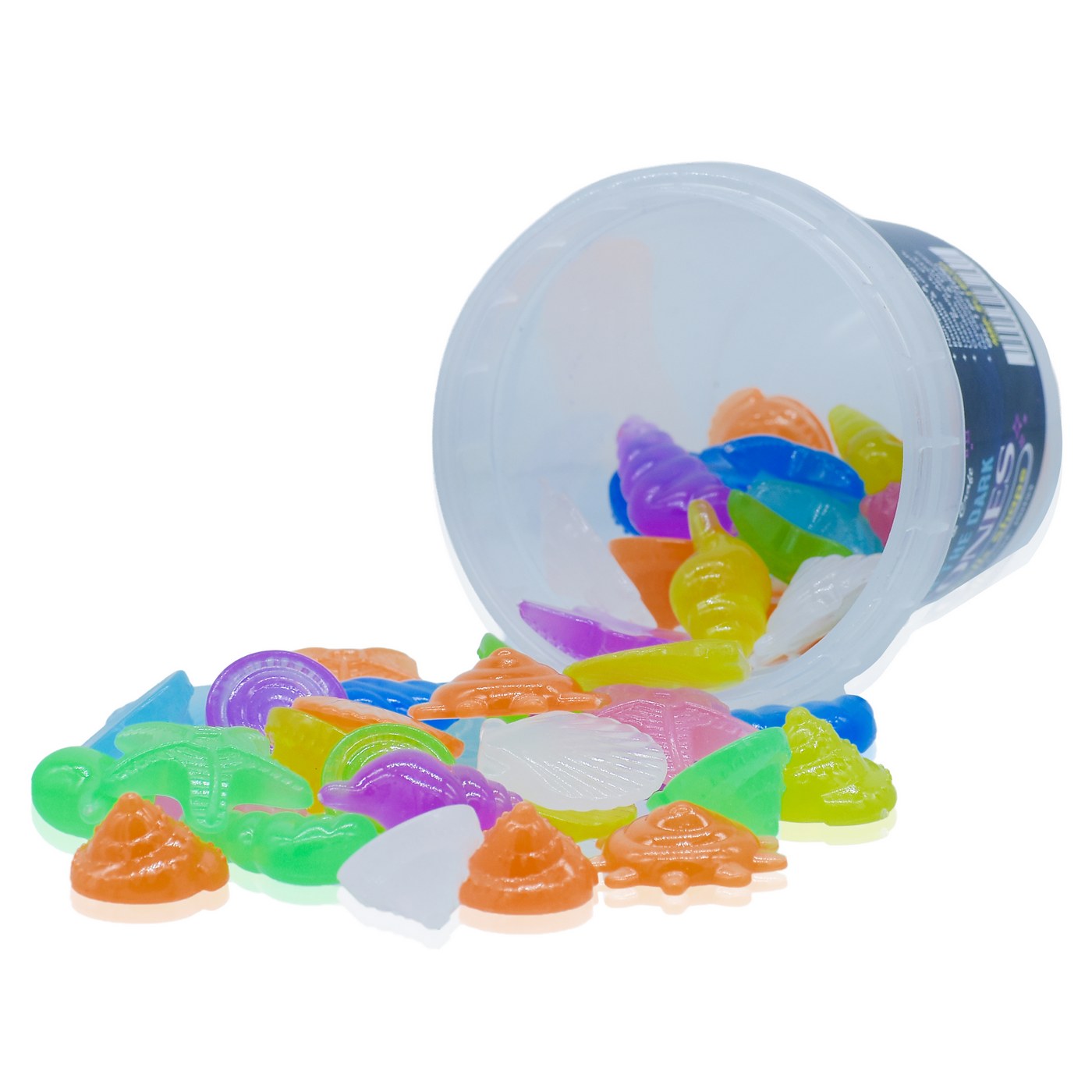 Japanese Multicolor Pebbles Glow In The Dark Gems l Art and craft l  100 Gram l