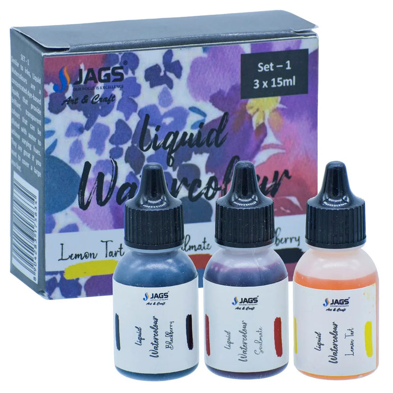 Liquid Watercolour l Set Of 3 Pics l JLWS01
