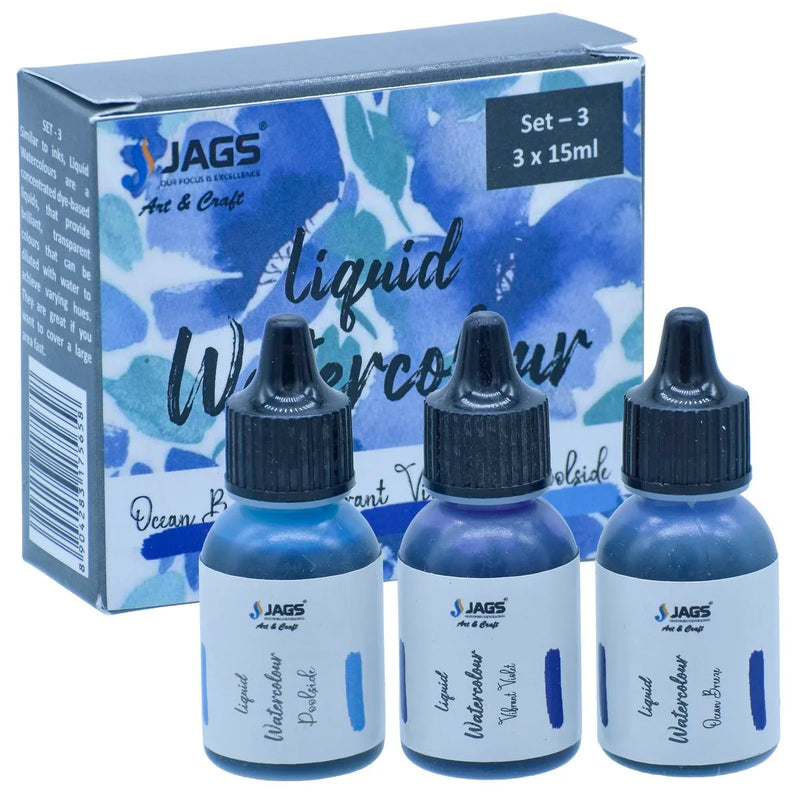 Liquid Watercolour l Set Of 3 Pics l JLWS03