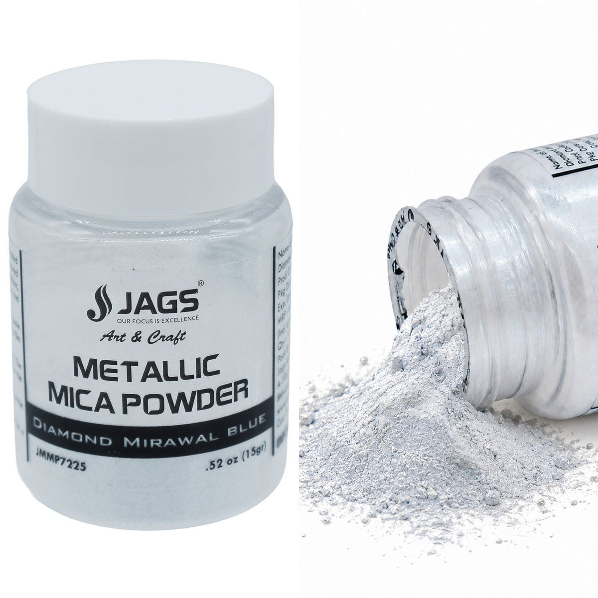 Jags Metallic Mica Powder Diamond Mirawal Blue 15gm