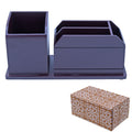 Wooden Pen Stand Desk Organizer 20.2 cm view 2
