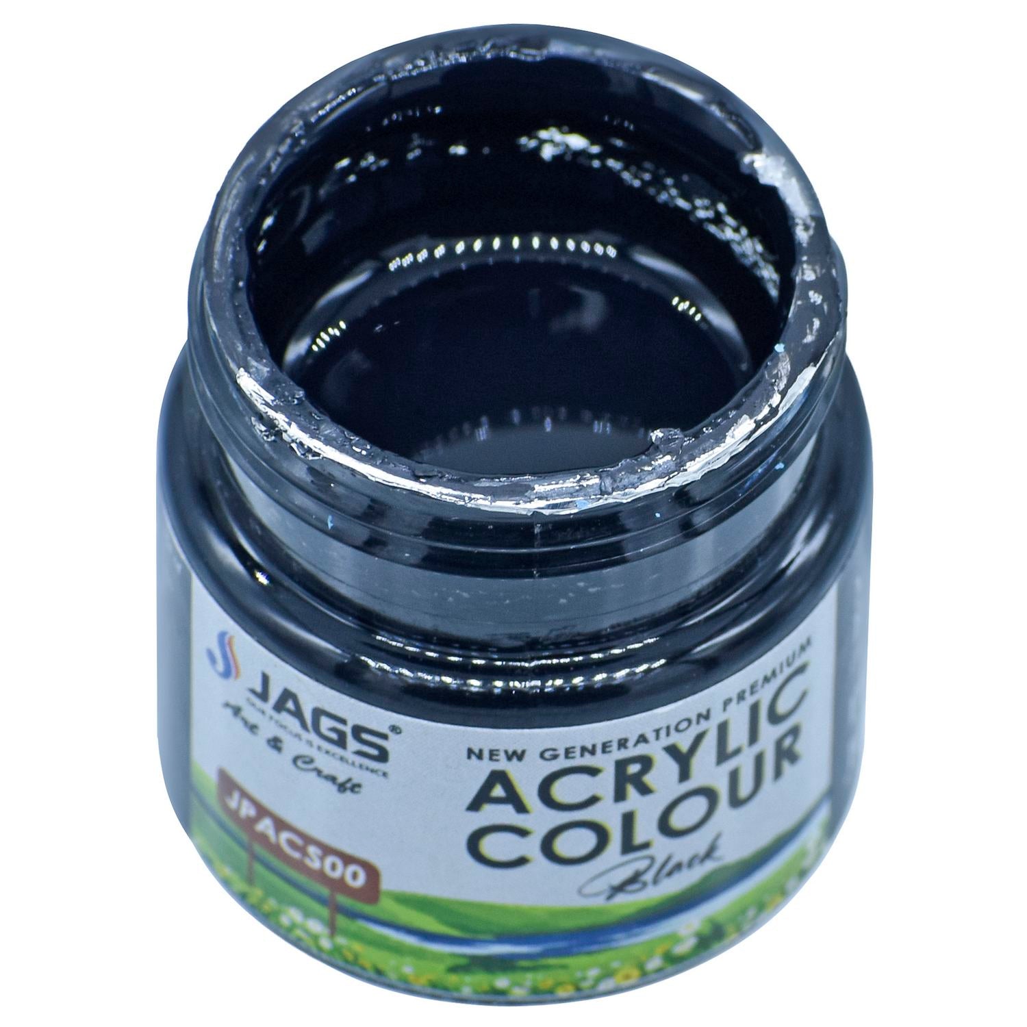 Acrylic Colour 15ml Black alternate view