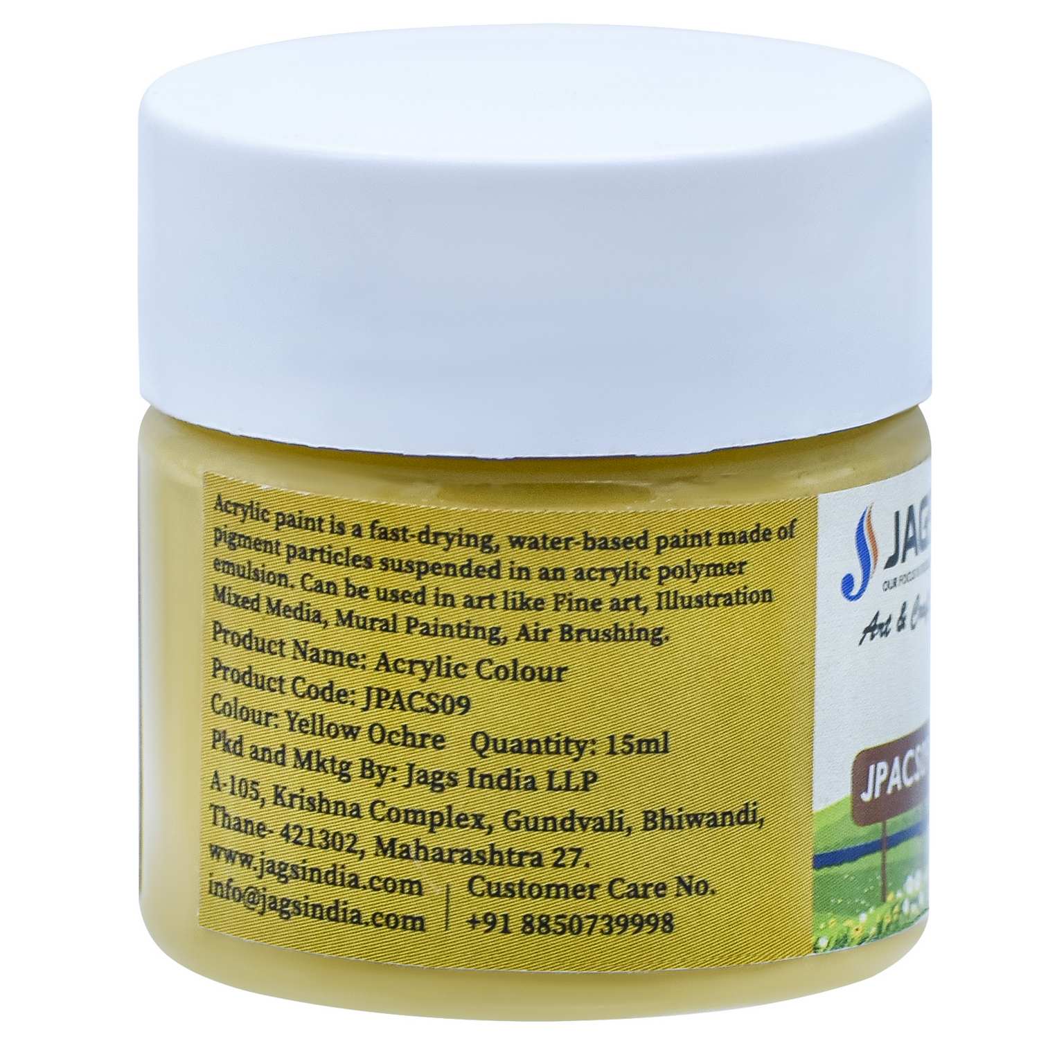 Acrylic Colour 15ml Yellow Ochre alternate view 2