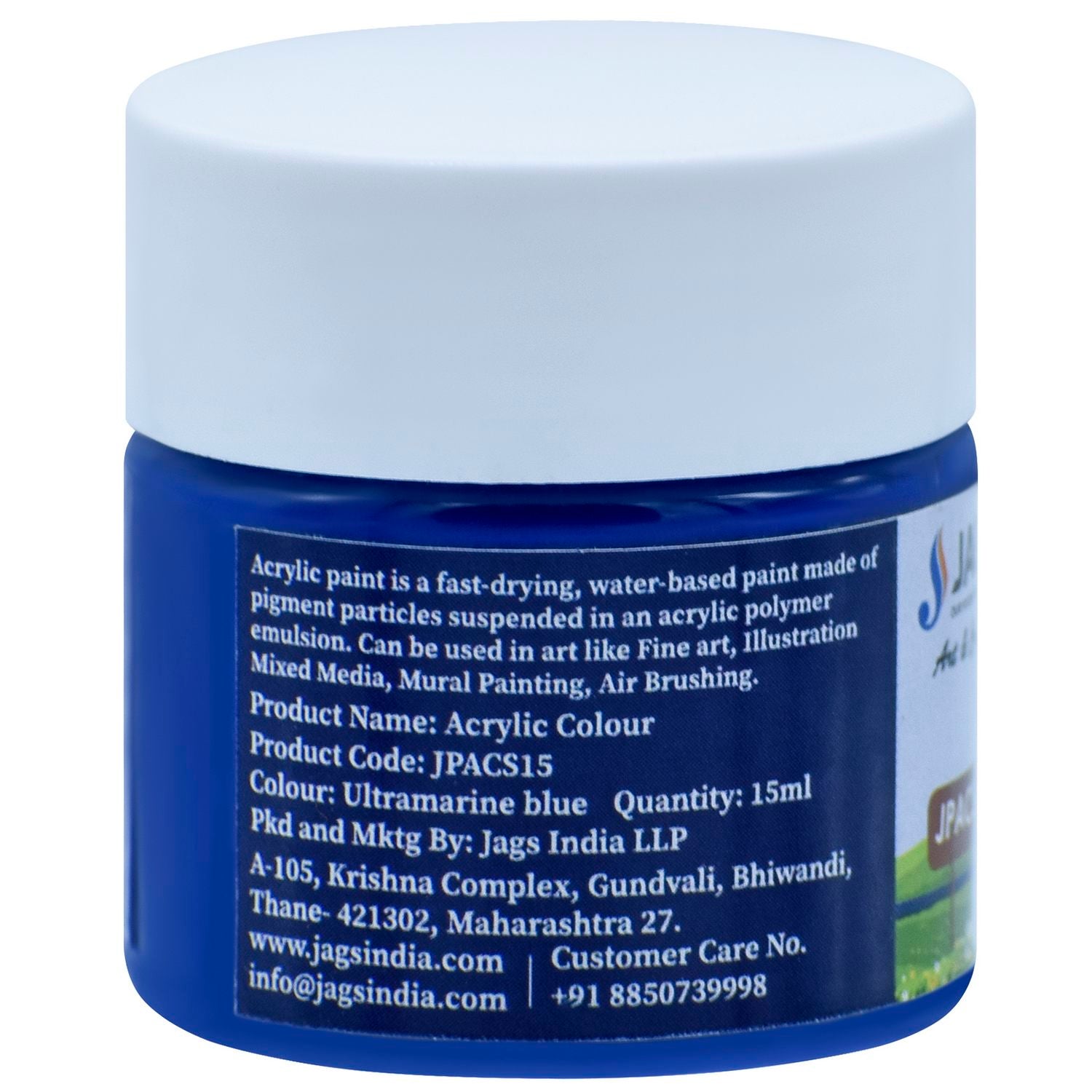 Acrylic Colour 15ml Ultramarine Blue alternate view 2