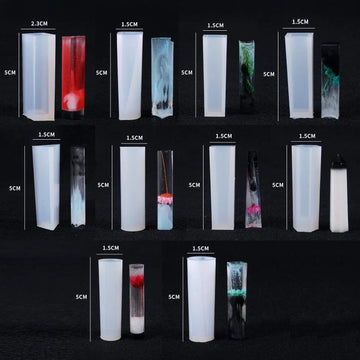 Candle & Resin Silicone Mould Diy Jewelry Pendant Set Of 10 Pic JSM102 l Pack of 1 contains 10 pics