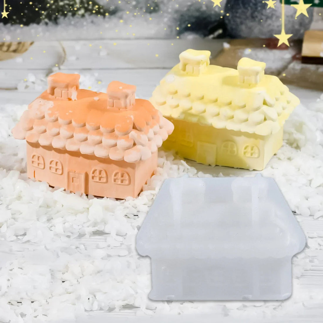 Candle & Resin Silicone Mould House Candle JSM110 l Pack of 1