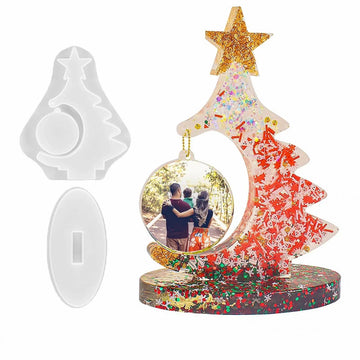 Candle & Resin Silicone MouldTree Shaped With Stand JSM114 l Pack of 1