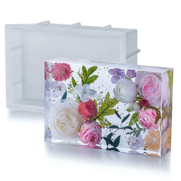 Candle & Resin Silicone Mould Deep Casting Rectangle JSM120 l Pack of 1