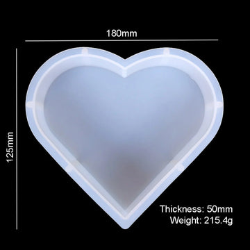Candle & Resin Silicone Mould Heart Deep Casting JSM121 l Pack of 1