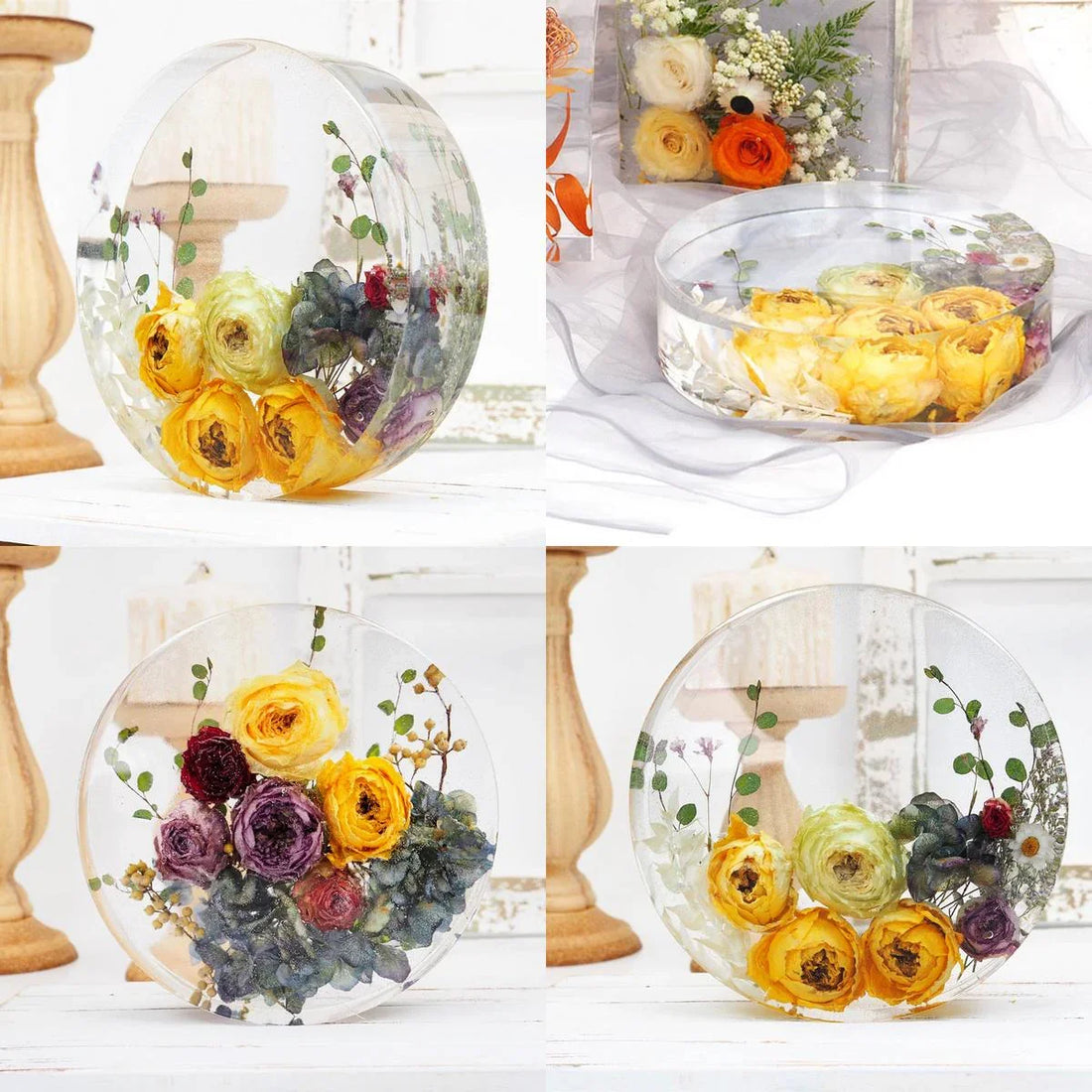 Candle & Resin Silicone Mould Mould Deep Casting Round JSM122 l Pack of1