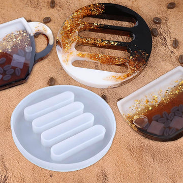 Candle & Resin  Silicone Mould Tea Coaster Stand Design JSM128 l Pack of 1