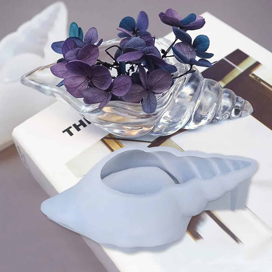 Candle & Resin Silicone Mould shell design JSM129 l Pack of 1