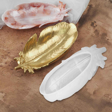 Candle & Resin Silicone Mould Feather Design Plate l Pack of 1