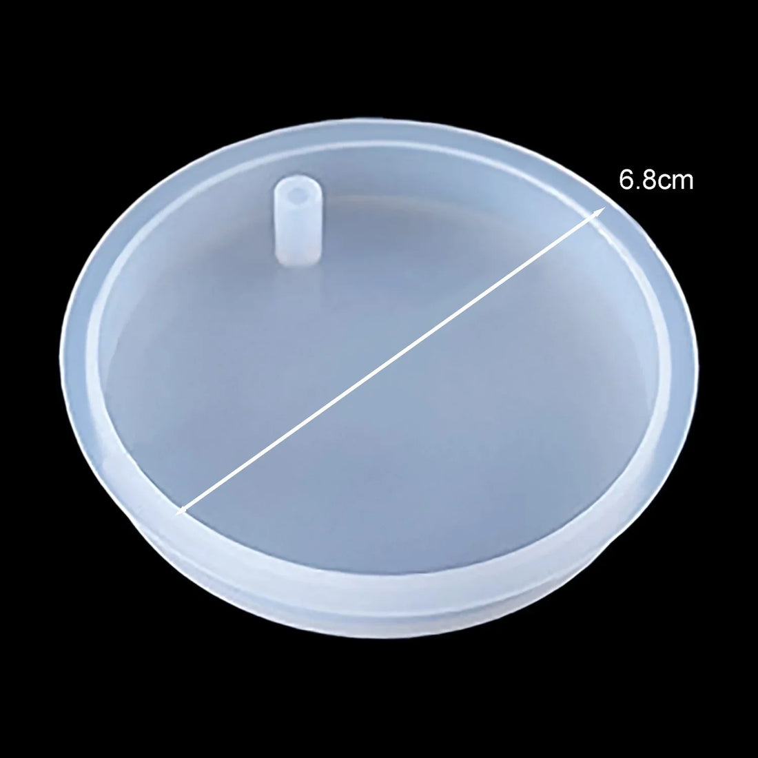 Candle & Resin Silicone Mould Round Shape Keychain JSM139 l Pack of 1