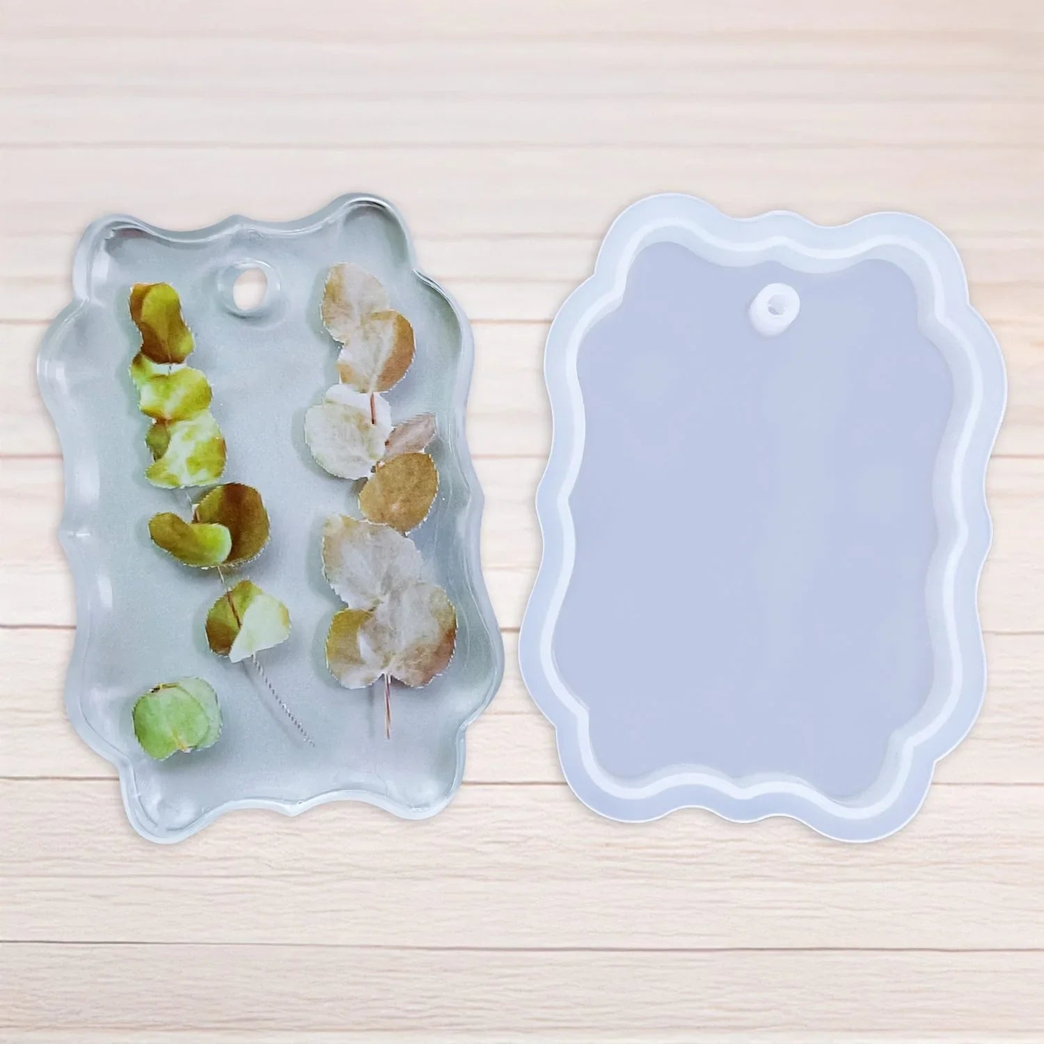 Candle & Resin Silicone Mould Rectangle Shape Keychain l Pack of 1