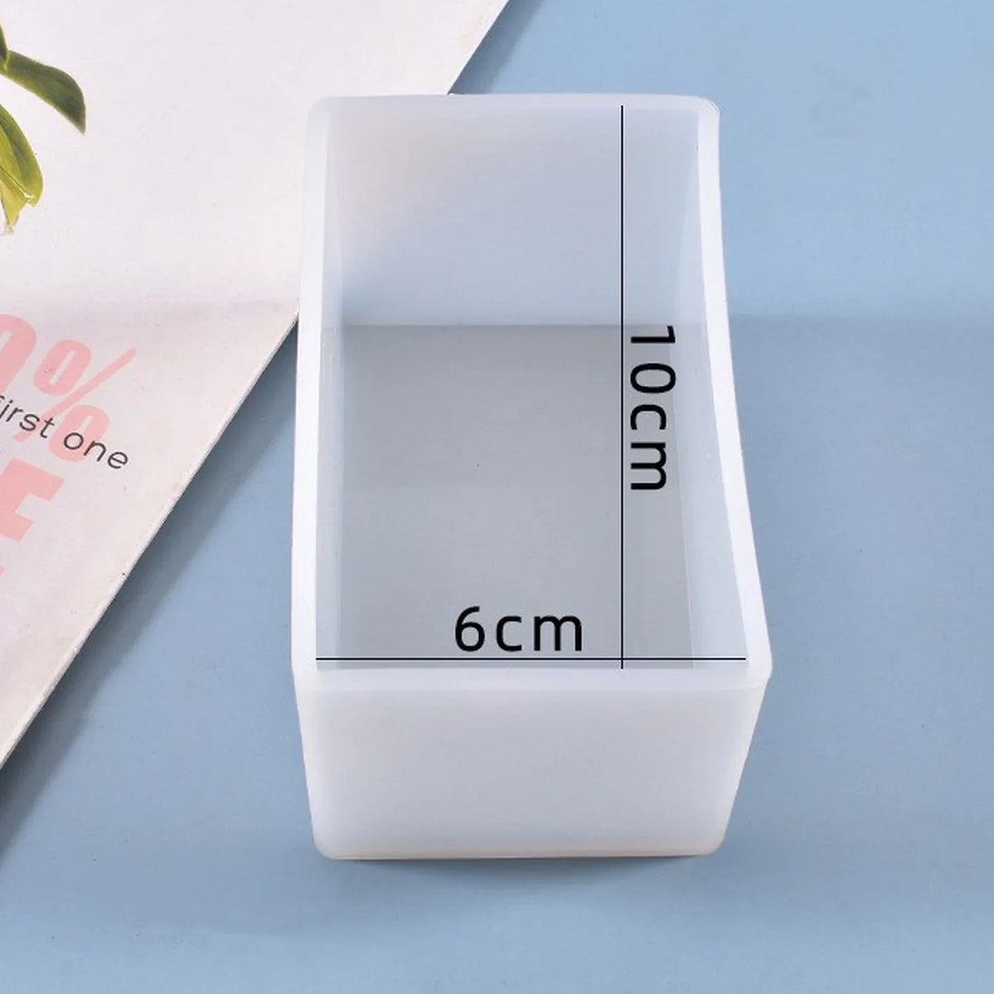 Candle & Resin Silicone Mould Cube Rectangle Shape  l Pack of 1