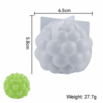Candle & Resin Silicone Mould Bubbles Candle Making JSM15 l Pack of 1