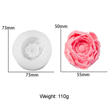 Candle & Resin Silicone Mould Rose Candle Making JSM170 l pack of 1