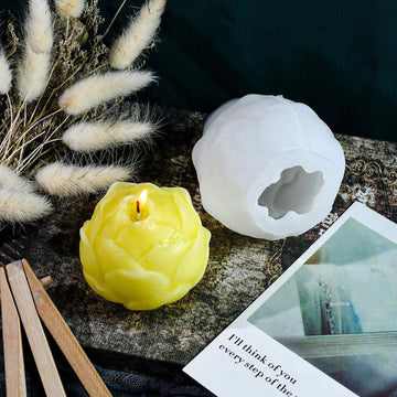 Candle & Resin Silicone Mould Flower Candle Making l Pack of 1