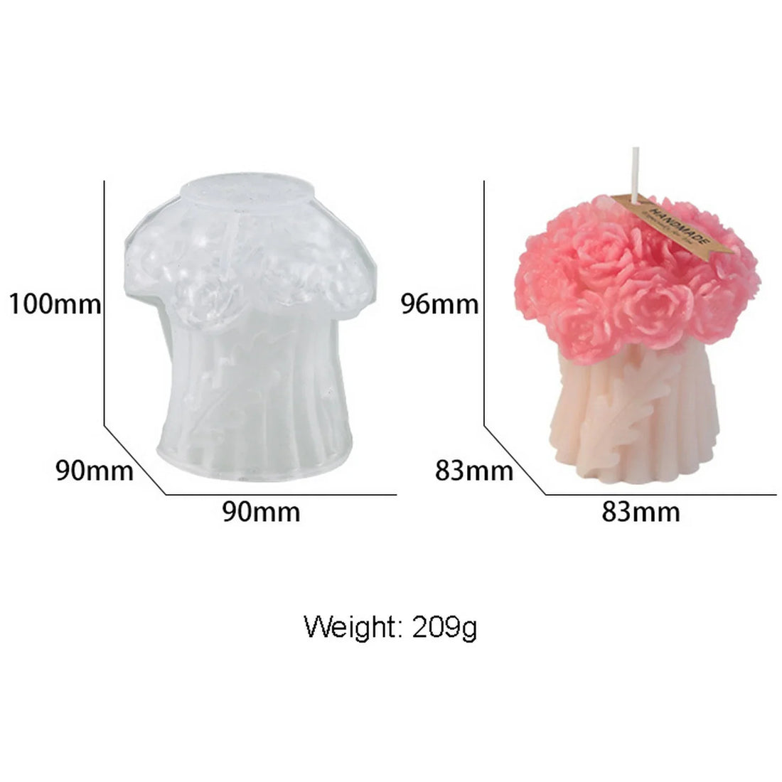 Candle & Resin  Silicone Mould Candle Making Tree JSM174 l Pack of 1