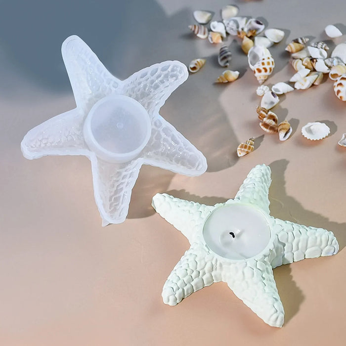 Candle & Resin Silicone Mould Star Fish Candle Pot JSM18 l Pack of 1