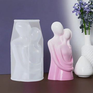 Candle & Resin  Silicone Mould Couple Candle JSM181 l Pack of 1