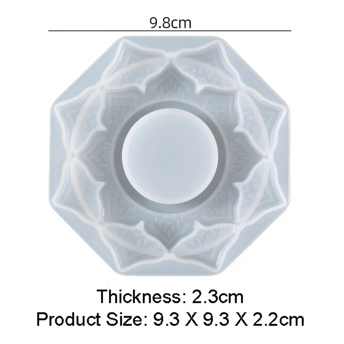 Candle & Resin Silicone Mould Open Lotus JSM19 l Pack of 1