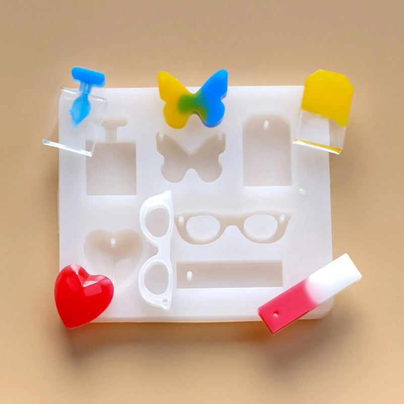 Candle & Resin  Silicone Mould Keychain Making  l JSM25