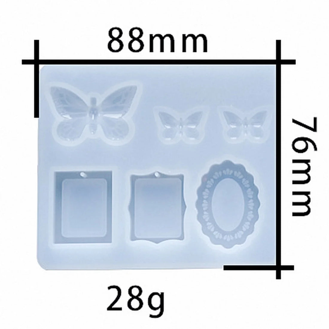 Candle & Resin Silicone Mould Mini Frame JSM26 l Pack of 1