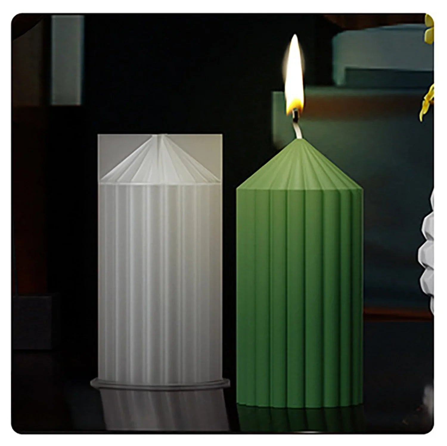 Candle & Resin Silicone Mould Candle Making  l Pack of 1