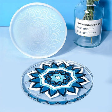 Candle & Resin Silicone Mould Designer Coaster Design JSM32 l Pack of 1