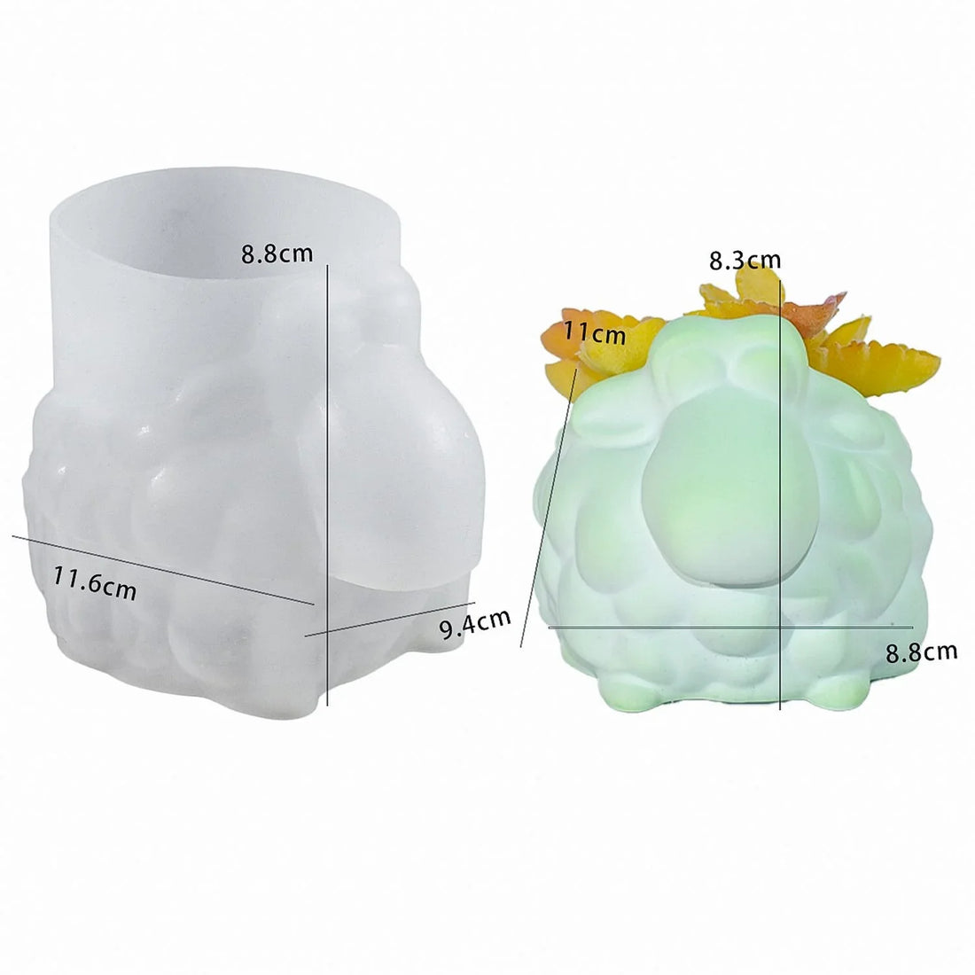 Candle & Resin Silicone Mould Flower l Pack of 1