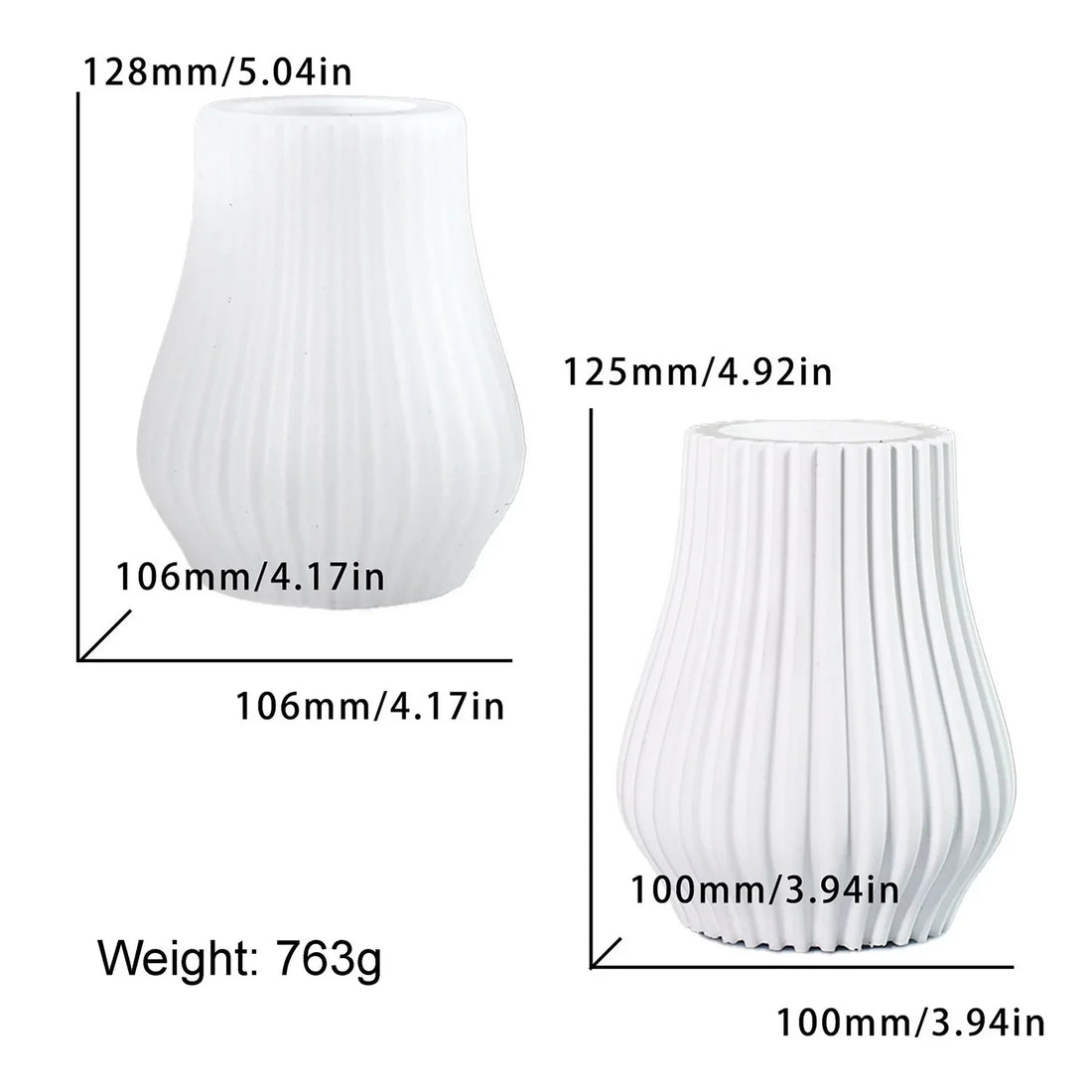 Candle & Resin Silicone Mould Flower Pot JSM3 l Pack of 1