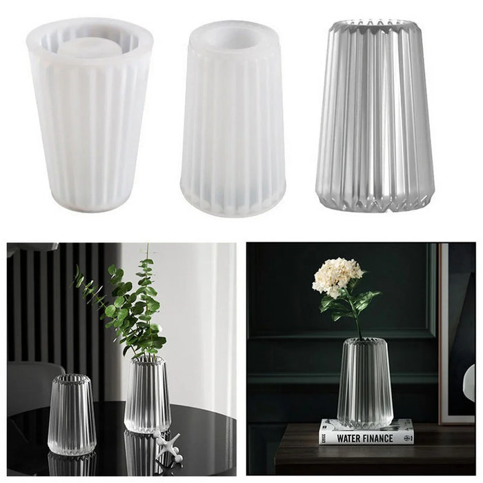 Candle & Resin Silicone Mould Big Flower Pot JSM45 l Pack of 1