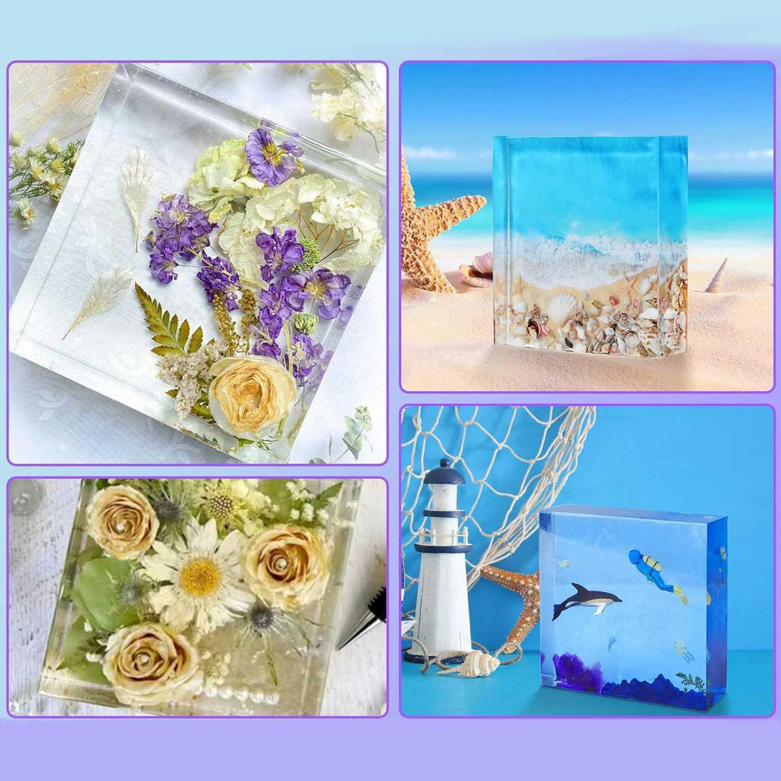 Candle & Resin Silicone Mould Square JSM47 l Pack of 1