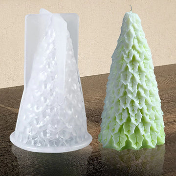 Candle & Resin   Silicone Mould Christmas Tree Big Design JSM51 l Pack of 1