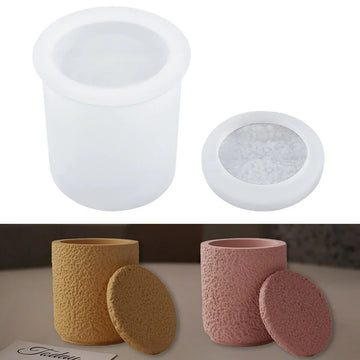Candle & Resin Silicone Mould Big Candle Pot With Lead l Pack of 1 l JSM54