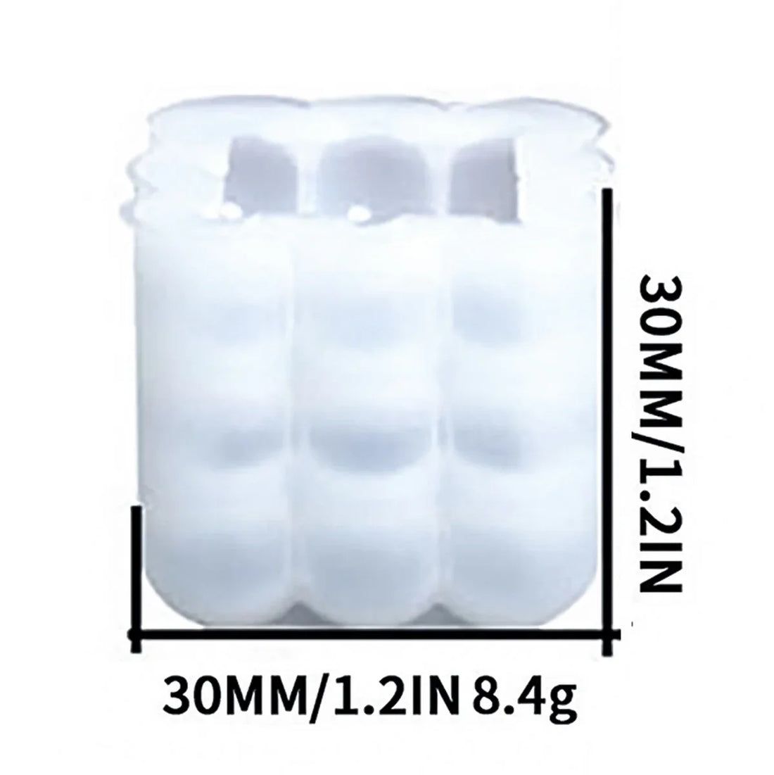 Candle & Resin Silicone Mould Mini Bubble Candle JSM57 l Pack of 1